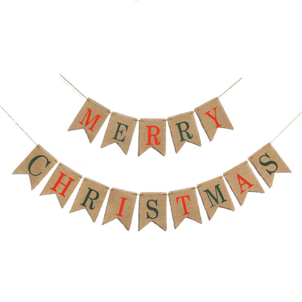 Christmas Flaming Burlap - Premium 0 from chiquetrends.com - Just $15! Shop now at chiquetrends.com