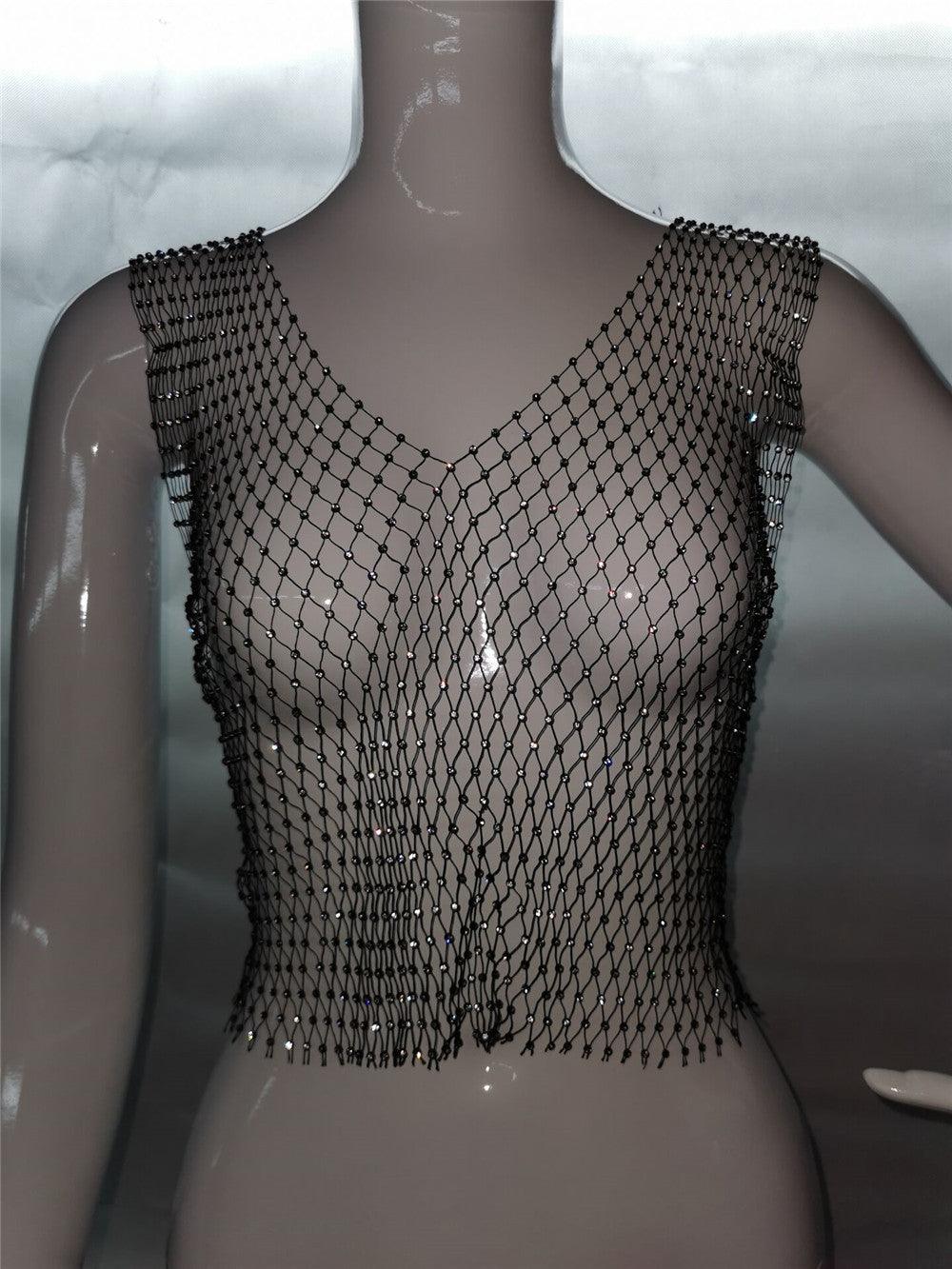 Fashion Mesh Super Diamond - Premium 0 from chiquetrends.com - Just $19! Shop now at chiquetrends.com