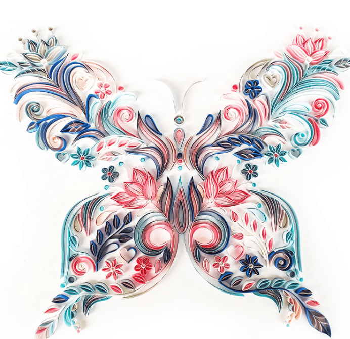 20 Inch Butterfly Quilling - Premium 0 from chiquetrends.com - Just $18! Shop now at chiquetrends.com