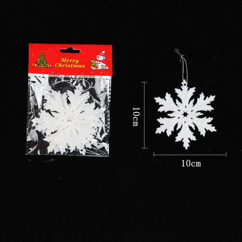 Plastic White Snowflake String - Premium 0 from chiquetrends.com - Just $10! Shop now at chiquetrends.com