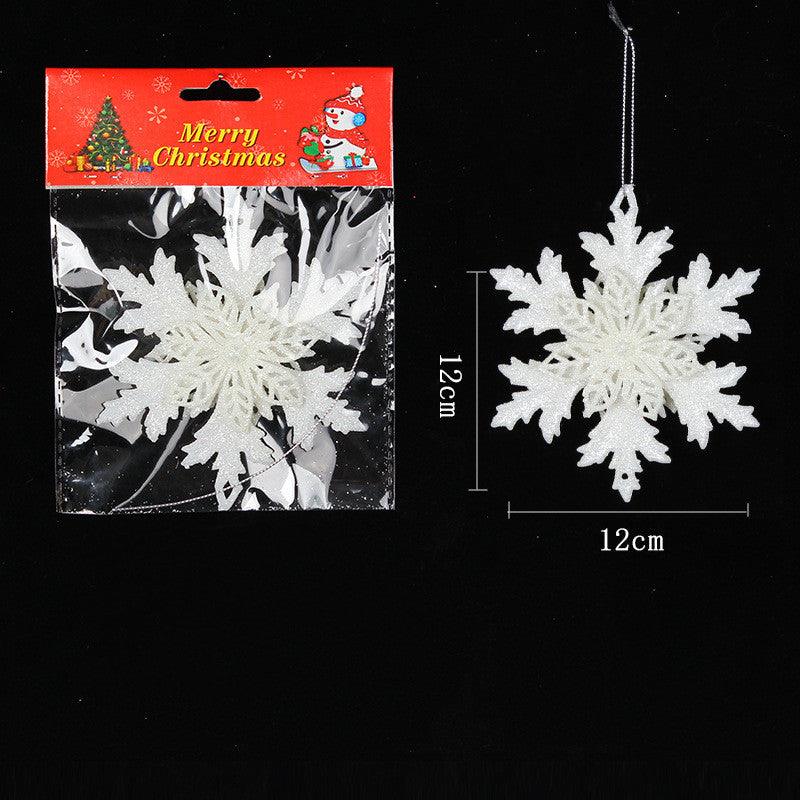 Plastic White Snowflake String - Premium 0 from chiquetrends.com - Just $10! Shop now at chiquetrends.com