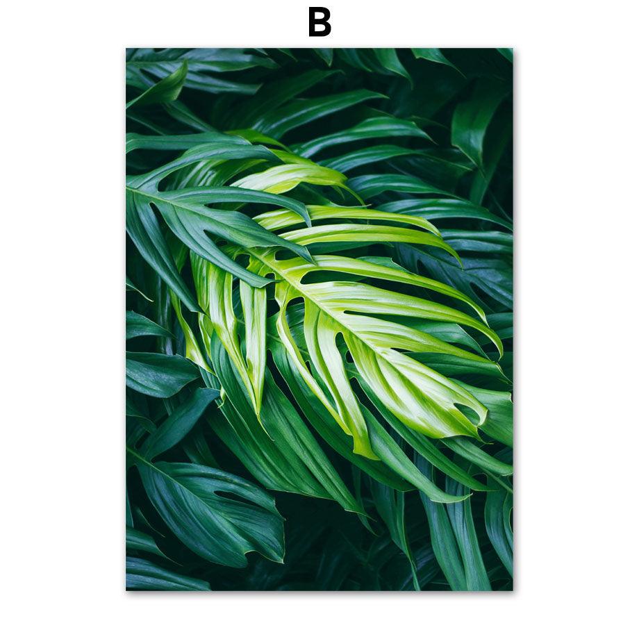 Home Decor Green Plant Canvas - Premium 0 from chiquetrends.com - Just $10! Shop now at chiquetrends.com