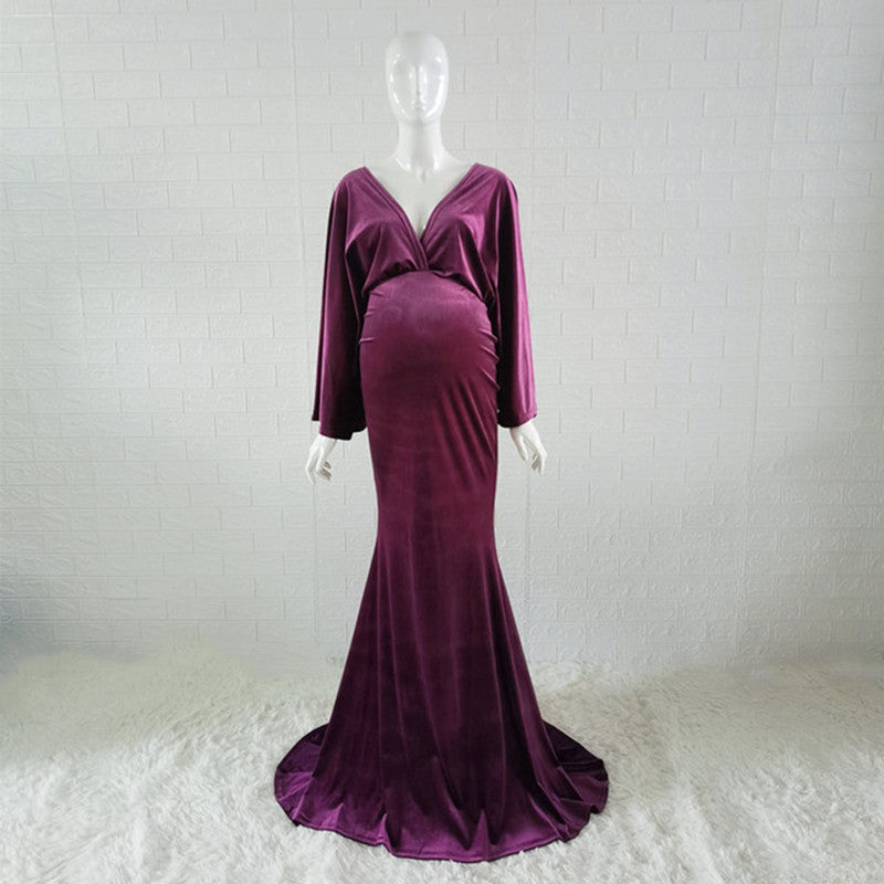 Women's Velvet Boho Maternity - Premium  from chiquetrends.com - Just $122! Shop now at chiquetrends.com