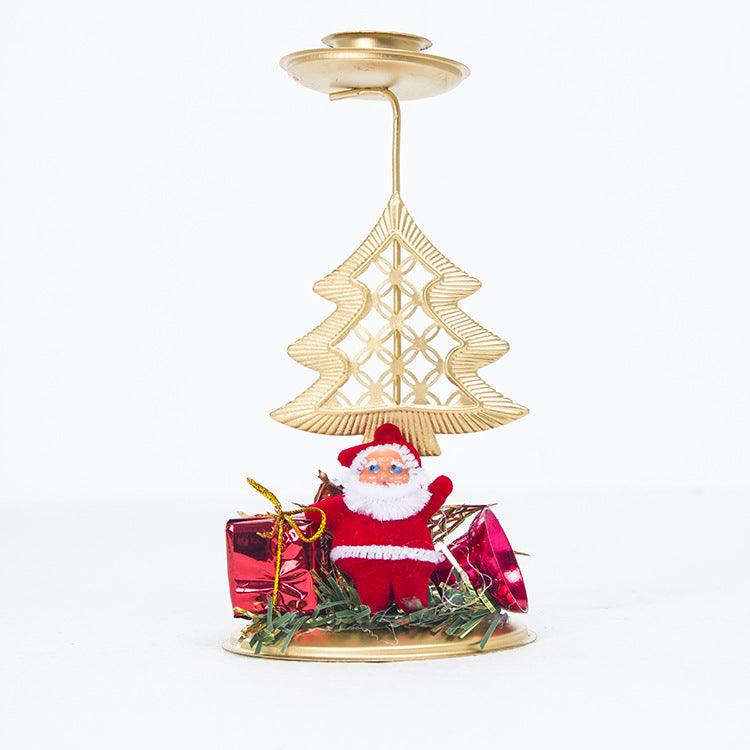 Christmas Iron Candlestick - Premium 0 from chiquetrends.com - Just $12! Shop now at chiquetrends.com