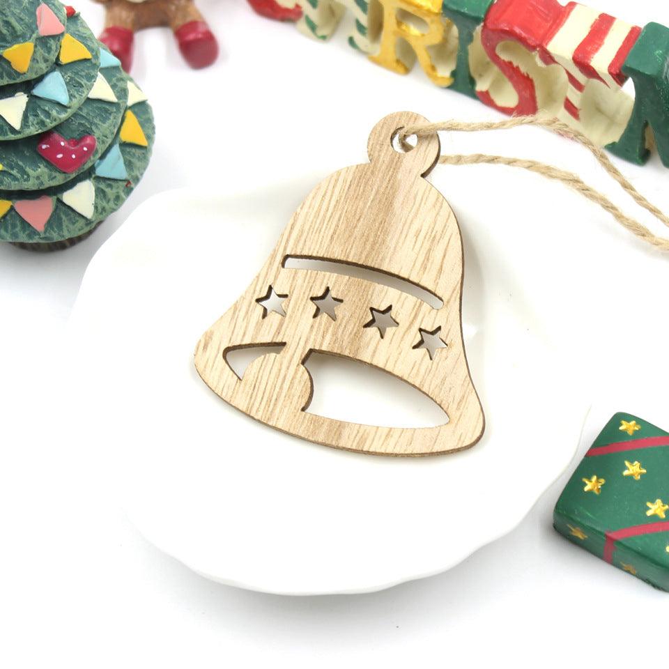 Christmas Snowflake Elk Wooden - Premium 0 from chiquetrends.com - Just $12! Shop now at chiquetrends.com