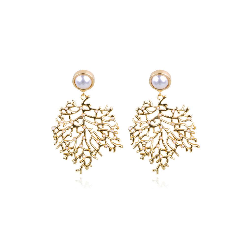 Coral Shape Alloy Earrings - Premium 0 from chiquetrends.com - Just $14! Shop now at chiquetrends.com