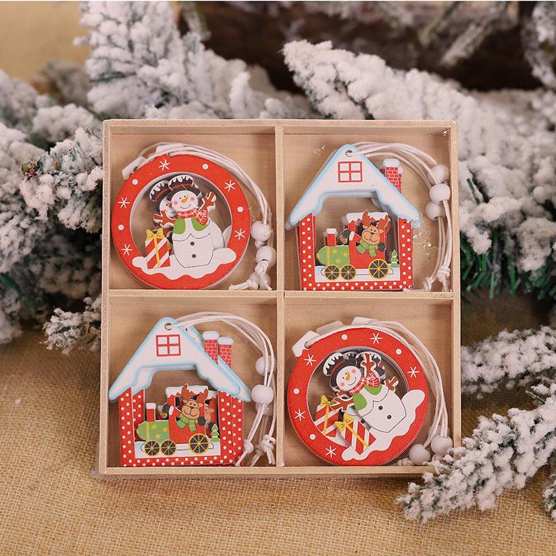 Christmas Snowflakes Wooden - Premium 0 from chiquetrends.com - Just $14! Shop now at chiquetrends.com