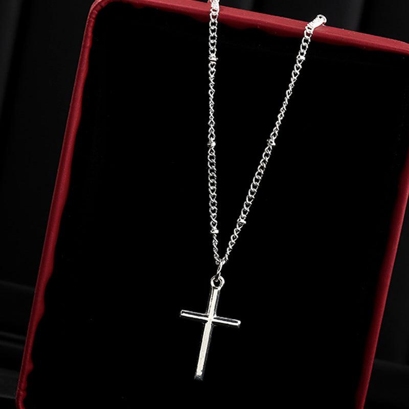 Cross Necklace Female Simple - Premium 0 from chiquetrends.com - Just $11! Shop now at chiquetrends.com