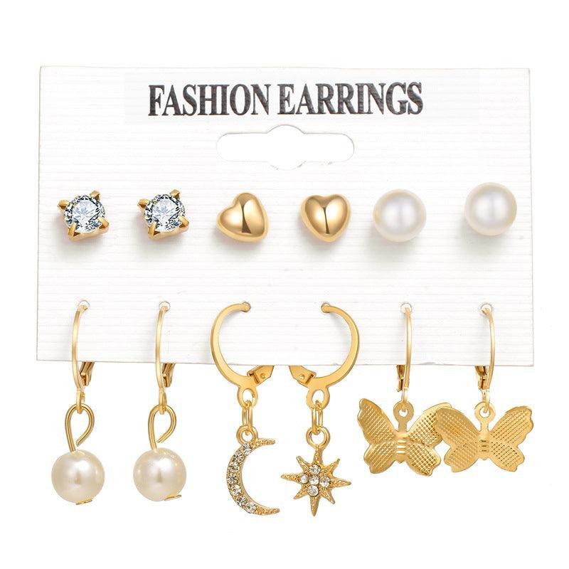 Pearl Earrings Unique - Premium 0 from chiquetrends.com - Just $15! Shop now at chiquetrends.com