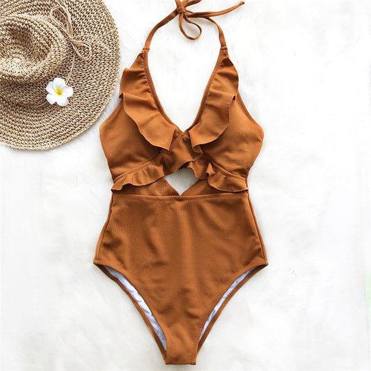 Ruffle Bandage Swimsuit | - Premium Swimwear from chiquetrends.com - Just $26! Shop now at chiquetrends.com