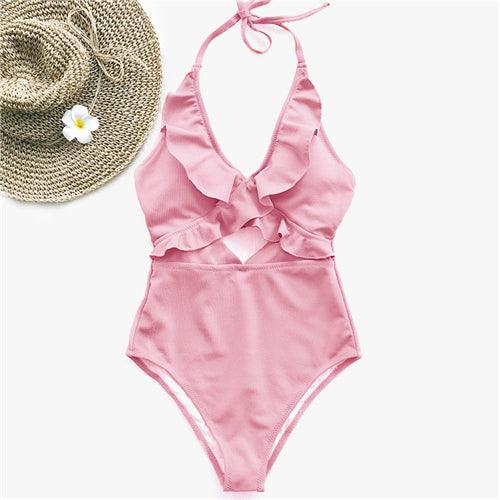 Ruffle Bandage Swimsuit | - Premium Swimwear from chiquetrends.com - Just $26! Shop now at chiquetrends.com