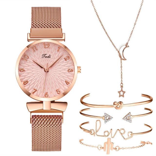 Women's Watch with Accessories - Premium Watches from chiquetrends.com - Just $23! Shop now at chiquetrends.com