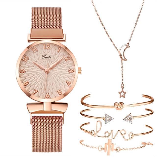 Women's Watch with Accessories - Premium Watches from chiquetrends.com - Just $23! Shop now at chiquetrends.com