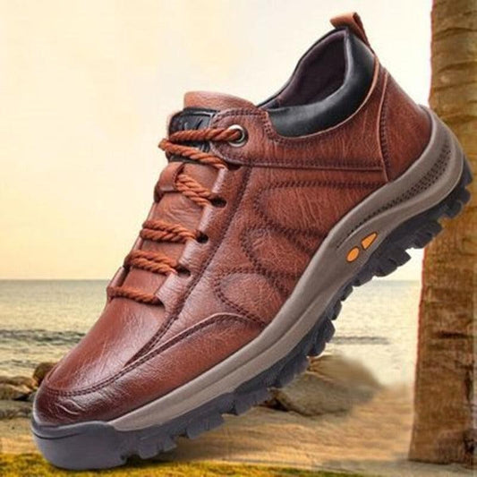 Casual Men Leather Shoes - Premium Shoes from chiquetrends.com - Just $100! Shop now at chiquetrends.com