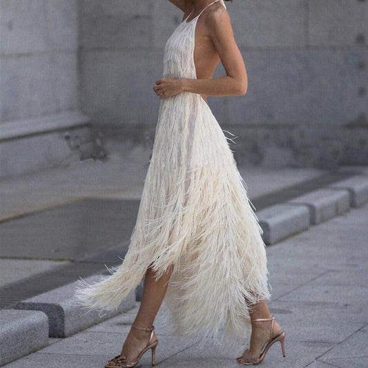 Dancing Queen Fringed | - Premium Dresses from chiquetrends.com - Just $77! Shop now at chiquetrends.com