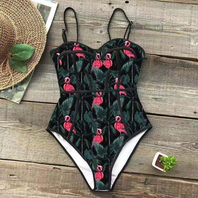 Floral Swimwear | Bodysuit | - Premium Swimwear from chiquetrends.com - Just $70! Shop now at chiquetrends.com