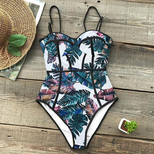 Floral Swimwear | Bodysuit | - Premium Swimwear from chiquetrends.com - Just $70! Shop now at chiquetrends.com