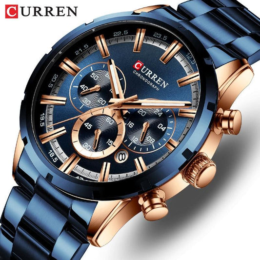 CURREN Men's Waterproof - Premium Watches from chiquetrends.com - Just $105! Shop now at chiquetrends.com