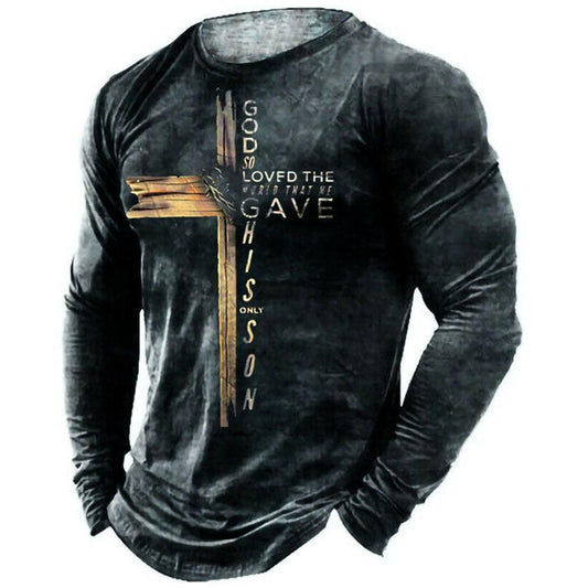 3d Templar Crew Neck Plus Size - Premium Men's Apparel from chiquetrends.com - Just $42! Shop now at chiquetrends.com