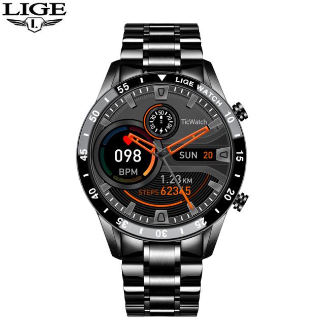 LIGE Touch Screen Smart Watch - Premium Watches from chiquetrends.com - Just $190! Shop now at chiquetrends.com