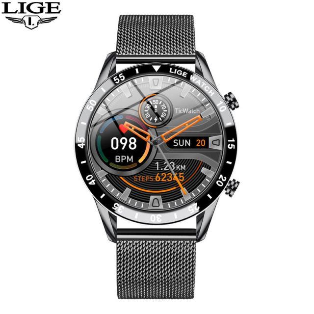 LIGE Touch Screen Smart Watch - Premium Watches from chiquetrends.com - Just $190! Shop now at chiquetrends.com