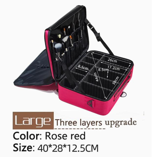 Women’s Travel Makeup Case | - Premium Makeup Tools from chiquetrends.com - Just $147! Shop now at chiquetrends.com