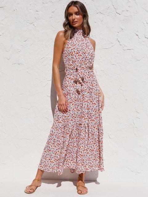 Summer Long Dress Polka Dot - Premium Dresses from chiquetrends.com - Just $67! Shop now at chiquetrends.com