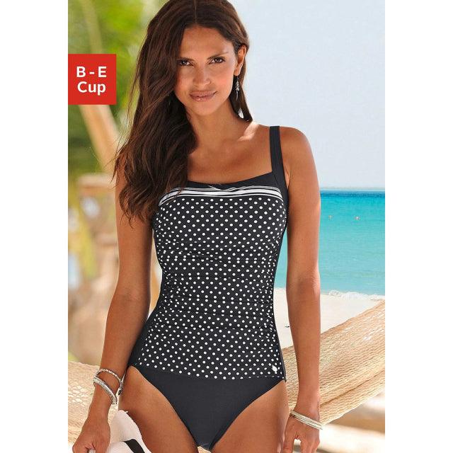 Women Striped Swimsuit - Premium Swimwear from chiquetrends.com - Just $37! Shop now at chiquetrends.com