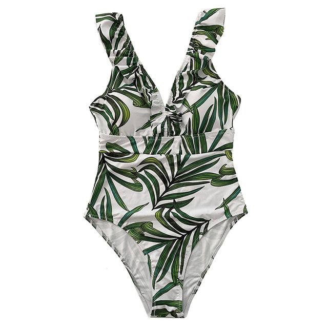 Striped & Ruffled Swimwear - Premium Swimwear from chiquetrends.com - Just $18! Shop now at chiquetrends.com