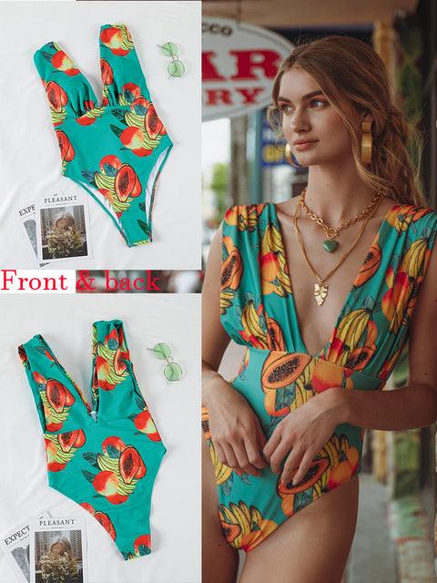 French Garden Floral Women's - Premium Swimwear from chiquetrends.com - Just $56! Shop now at chiquetrends.com